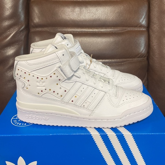 adidas gazelle silver green womens adidas GY0825 Forum 84 High Womens Lifestyle Shoe main image 0
